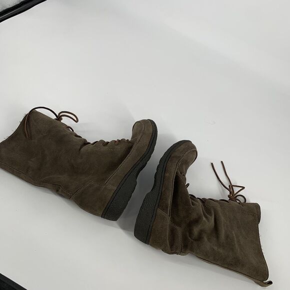 NEW Sam Edelman Mateo Suede Faux Fur Lined Snowboots Size 10 Womens Brown - Picture 6 of 8